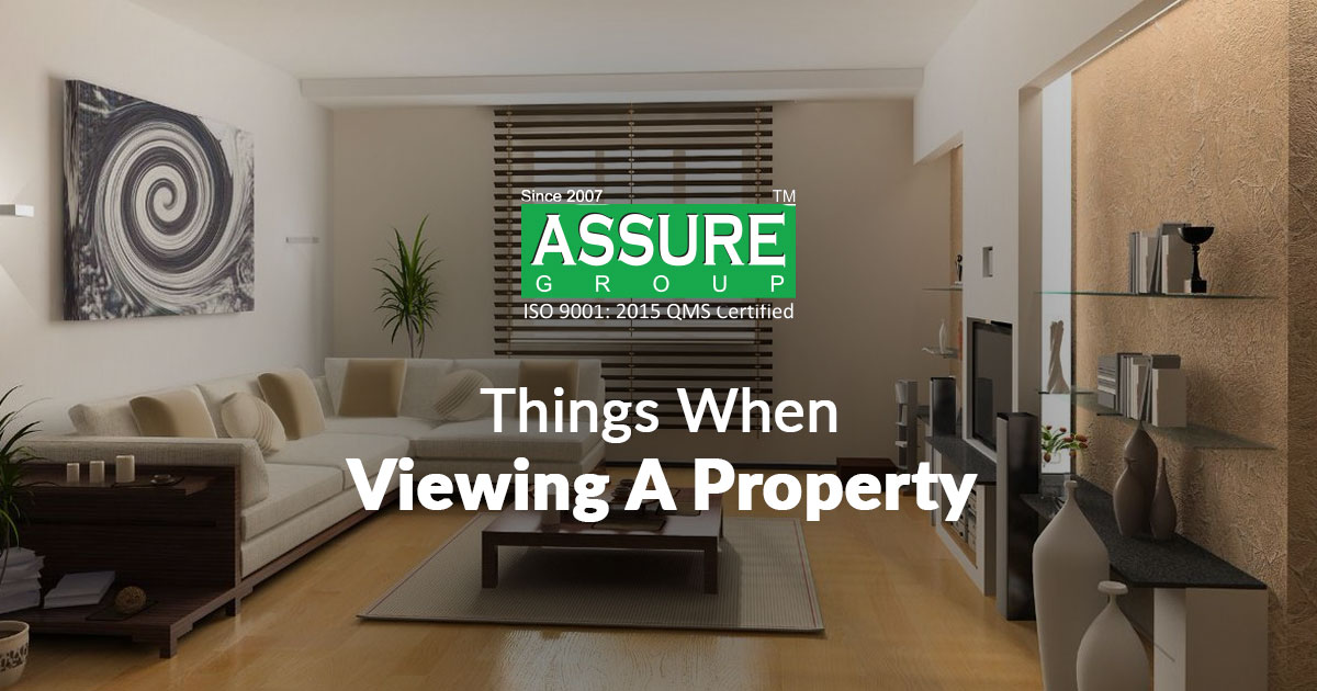 Things When Viewing A Property